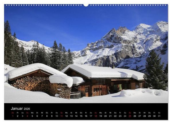 Produktbild: Unterwegs in den Schweizer Bergen - swissmountainview.ch (Wandkalender 2026 DIN A2 quer), CALVENDO Monatskalender