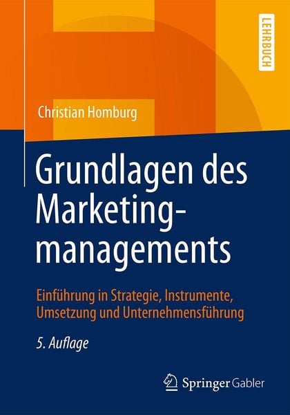 Produktbild: Grundlagen des Marketingmanagements
