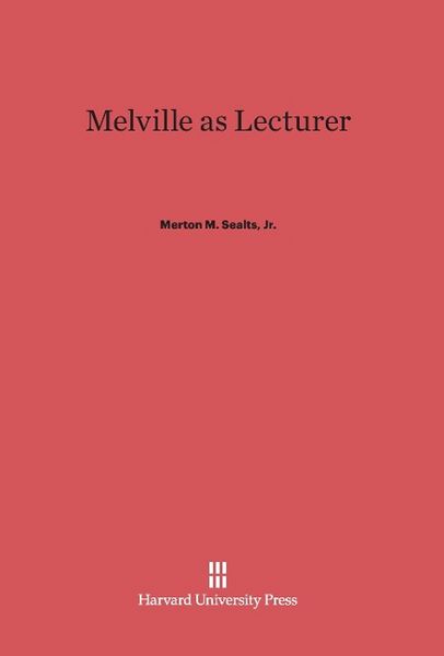 Produktbild: Melville as Lecturer