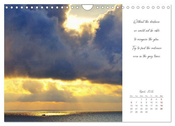 Produktbild: Golden breaks with mindfulness (Wall Calendar 2026 DIN A4 landscape), CALVENDO 12 Month Wall Calendar