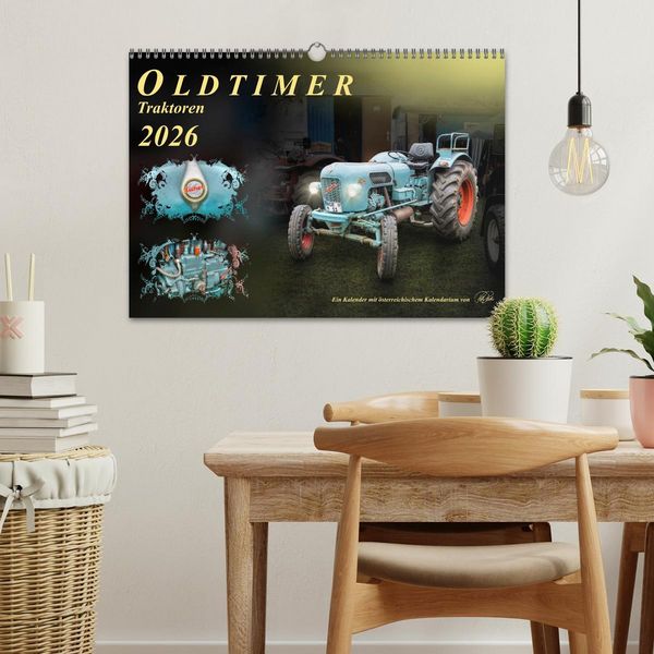 Produktbild: Oldtimer - Traktoren (Wandkalender 2026 DIN A3 quer), CALVENDO Monatskalender