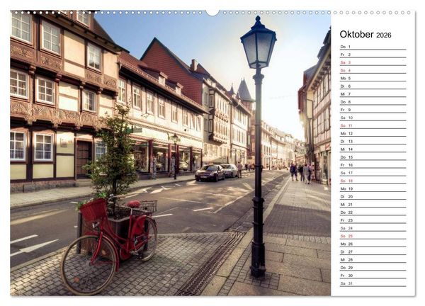 Produktbild: Fachwerkh&auml;user im Harz (Wandkalender 2026 DIN A2 quer), CALVENDO Monatskalender
