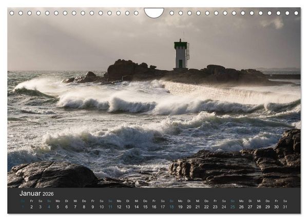 Produktbild: Bretagne - Land am Meer (Wandkalender 2026 DIN A4 quer), CALVENDO Monatskalender
