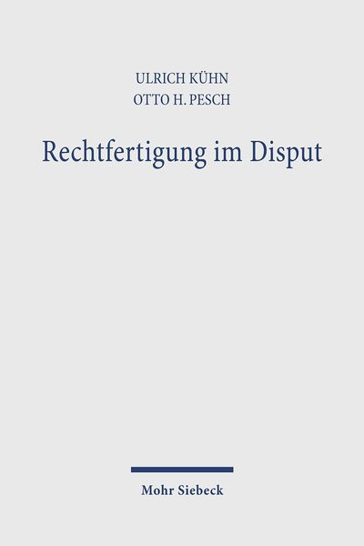 Produktbild: Rechtfertigung im Disput