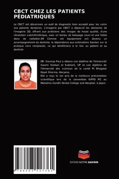 Produktbild: CBCT CHEZ LES PATIENTS P&Eacute;DIATRIQUES