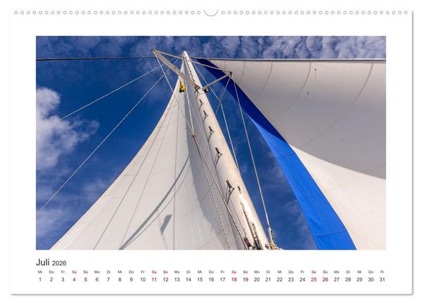 Produktbild: Karibische Segeltr&auml;ume (Wandkalender 2026 DIN A2 quer), CALVENDO Monatskalender