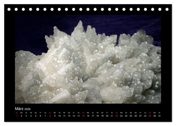 Produktbild: Mineralien aus dem Sauerland (Tischkalender 2026 DIN A5 quer), CALVENDO Monatskalender