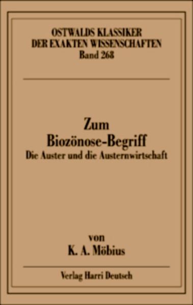 Produktbild: Zum Bioz&ouml;nose-Begriff (M&ouml;bius)