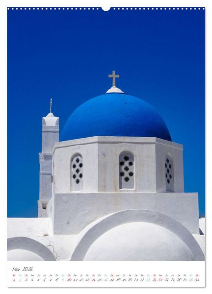Produktbild: Santorini im Focus (Wandkalender 2026 DIN A2 hoch), CALVENDO Monatskalender