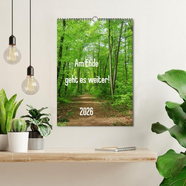 Produktbild: Am Ende geht es weiter! 2026 (Wandkalender 2026 DIN A3 hoch), CALVENDO Monatskalender