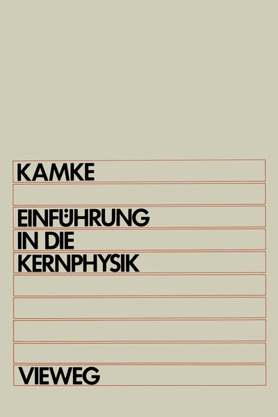Produktbild: Einf&uuml;hrung in die Kernphysik