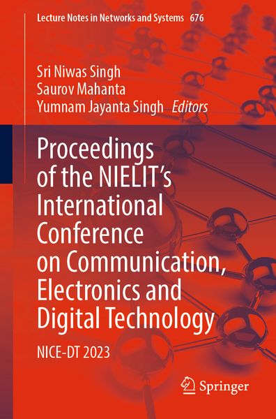 Produktbild: Proceedings of the NIELIT's International Conference on Communication, Electronics and Digital Technology