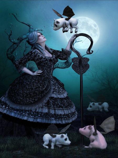 Produktbild: CALVENDO Puzzle H&uuml;terin der Nacht | 1000 Teile Lege-Gr&ouml;&szlig;e 64x48cm Foto-Puzzle f&uuml;r gl&uuml;ckliche Stunden