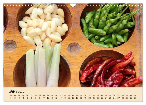 Produktbild: thail&auml;ndische K&uuml;che (Wandkalender 2026 DIN A3 quer), CALVENDO Monatskalender