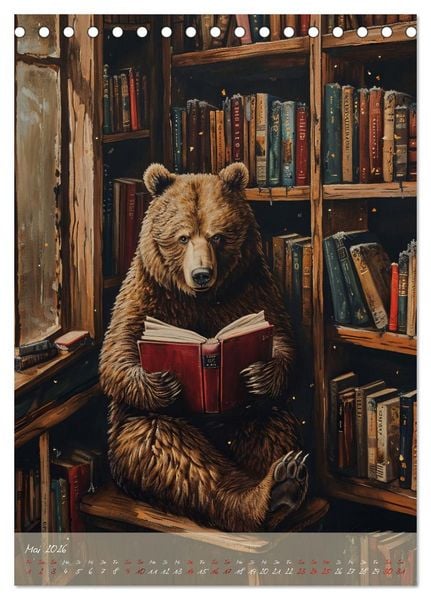 Produktbild: Teddyliebe B&auml;ren wie ich sie mag (Tischkalender 2026 DIN A5 hoch), CALVENDO Monatskalender