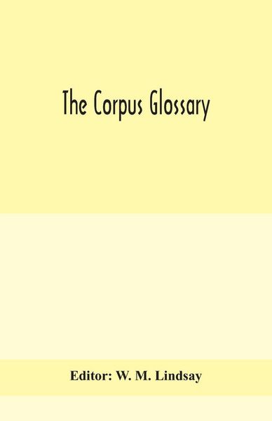 Produktbild: The Corpus Glossary