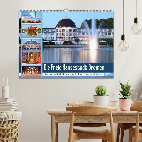 Produktbild: Die Freie Hansestadt Bremen (Wandkalender 2027 DIN A2 quer), CALVENDO Monatskalender