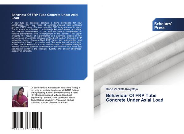 Produktbild: Behaviour Of FRP Tube Concrete Under Axial Load