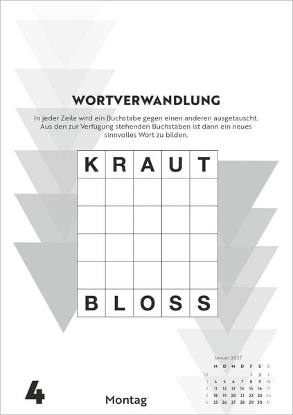 Produktbild: R&auml;tselkalender 2027