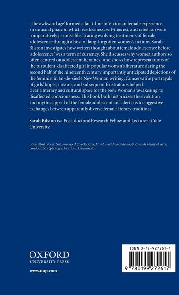 Produktbild: The Awkward Age in Women's Popular Fiction, 1850-1900