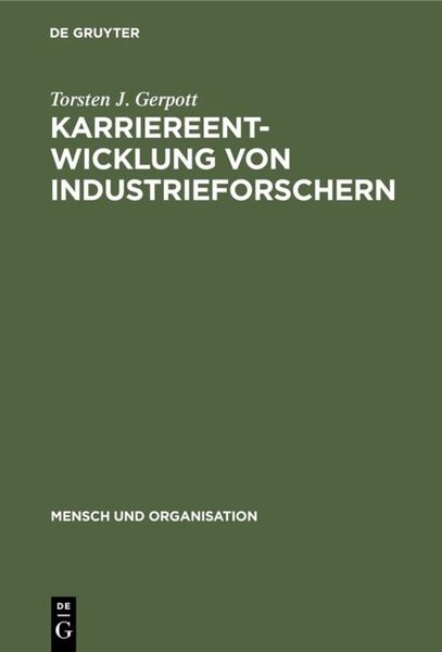 Karriereentwicklung von Industrieforschern