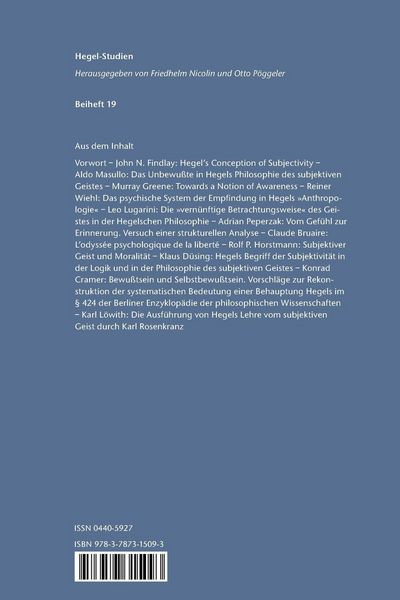 Produktbild: Hegels philosophische Psychologie