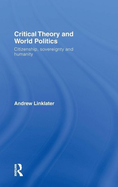 Produktbild: Critical Theory and World Politics