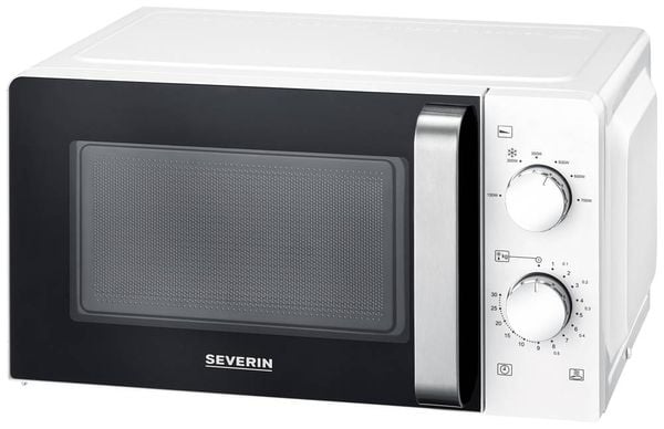 Severin MW 7885 Mikrowelle Weiß, Schwarz 700W Timerfunktion