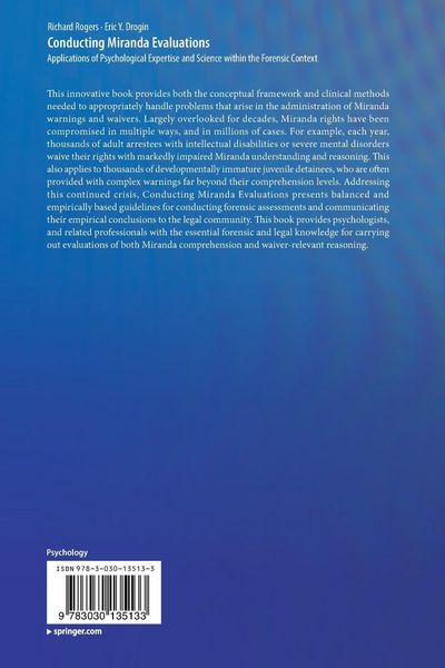 Produktbild: Conducting Miranda Evaluations