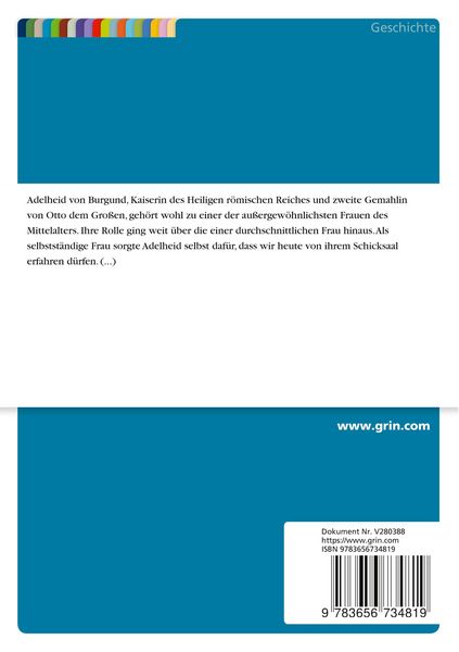 Produktbild: Fall und Aufstieg der Adelheid von Burgund. Politische und soziale Handlungsspielr&auml;ume einer Kaiserin