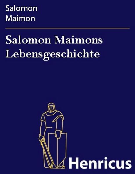 Produktbild: Salomon Maimons Lebensgeschichte