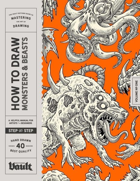 How to Draw Monsters & Beasts, Taschenbuch von Kale James, Vault Editions Ltd, 9781922966698