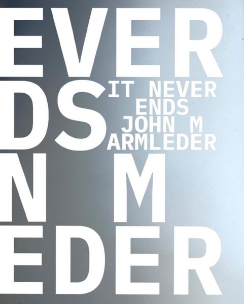 Produktbild: John M Armleder & Guests. It Never Ends. Ediz. inglese, francese e olandese