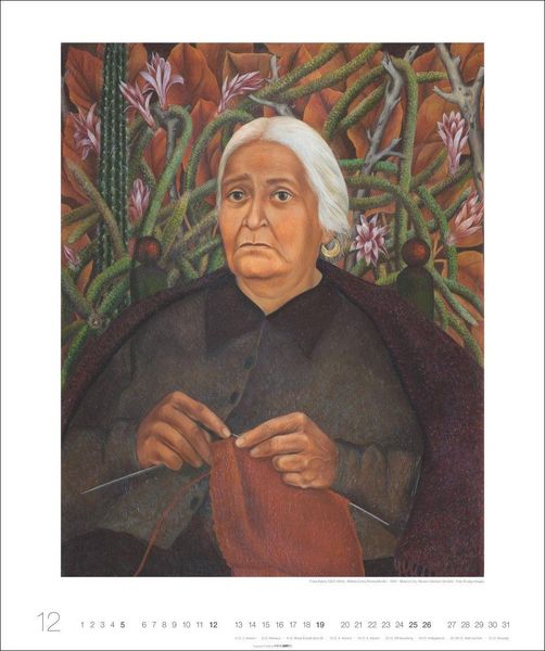 Produktbild: Frida Kahlo Edition Kalender 2027