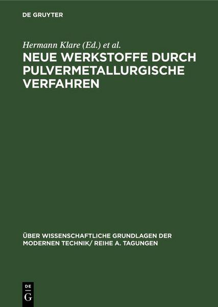 Produktbild: Neue Werkstoffe durch pulvermetallurgische Verfahren