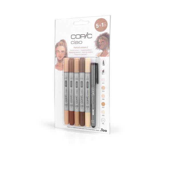 Produktbild: Copic Marker Set Ciao 5+1 Portrait colours 2