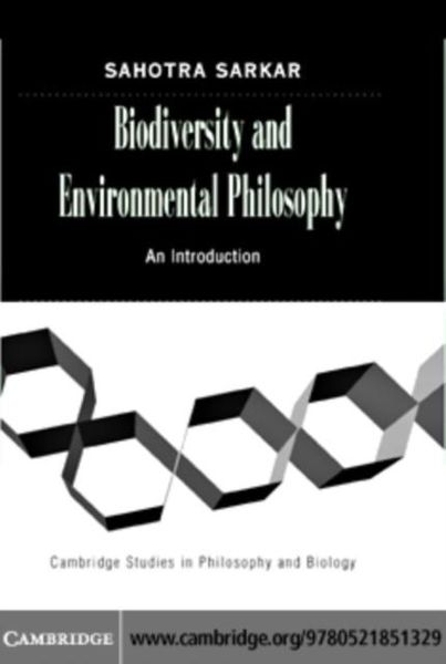 Produktbild: Biodiversity and Environmental Philosophy