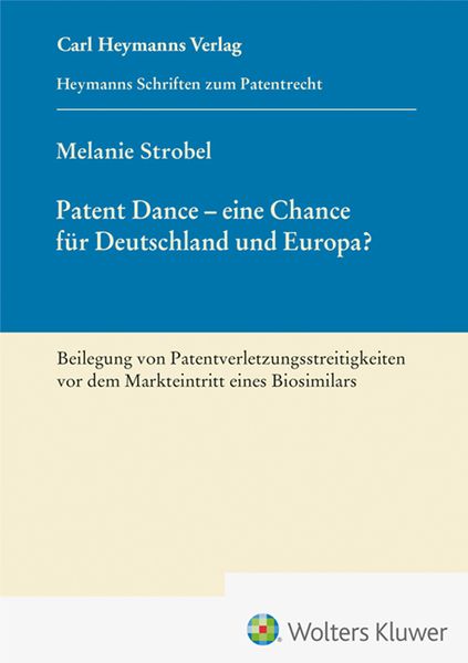Produktbild: Patent Dance - Eine Chance f&uuml;r Deutschland und Europa? (HSP 26)