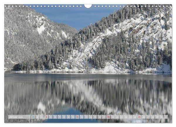 Produktbild: Der Sylvenstein - Impressionen eines Sees in Oberbayern (Wandkalender 2026 DIN A3 quer), CALVENDO Monatskalender