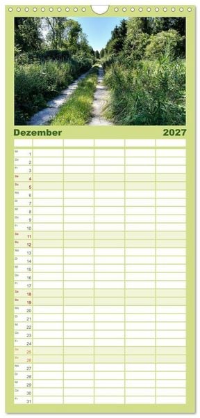 Produktbild: Familienplaner 2027 - Das idyllische Usedom mit 5 Spalten (Wandkalender, 21 x 45 cm) CALVENDO