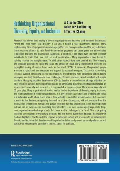 Produktbild: Rethinking Organizational Diversity, Equity, and Inclusion