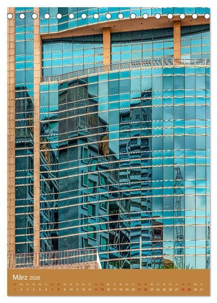 Produktbild: Architektur im Spiegelbild (Tischkalender 2026 DIN A5 hoch), CALVENDO Monatskalender
