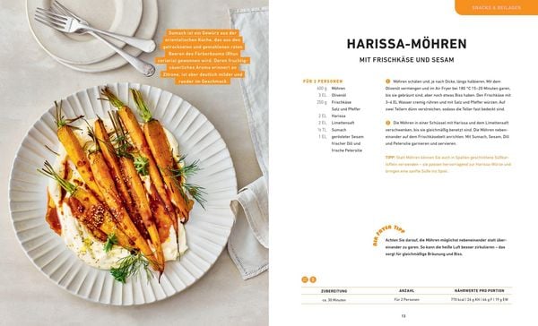 Produktbild: Air Fryer - Das Kochbuch. 100 leckere Rezepte f&uuml;r den Air Fryer: Von knusprigen Snacks &uuml;ber herzhafte Hauptgerichte bis hin zu s&uuml;&szlig;en Desserts