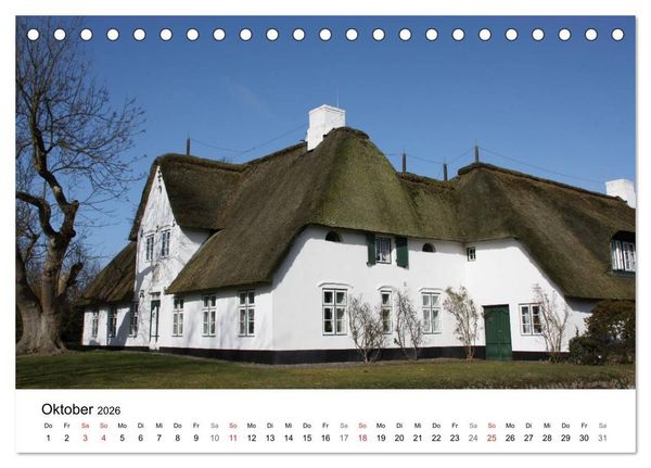 Produktbild: Friesenh&auml;user (Tischkalender 2026 DIN A5 quer), CALVENDO Monatskalender