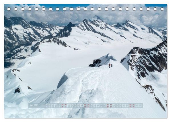 Produktbild: H&ouml;hepunkte unserer Alpen - Bergweh &reg; (Tischkalender 2026 DIN A5 quer), CALVENDO Monatskalender