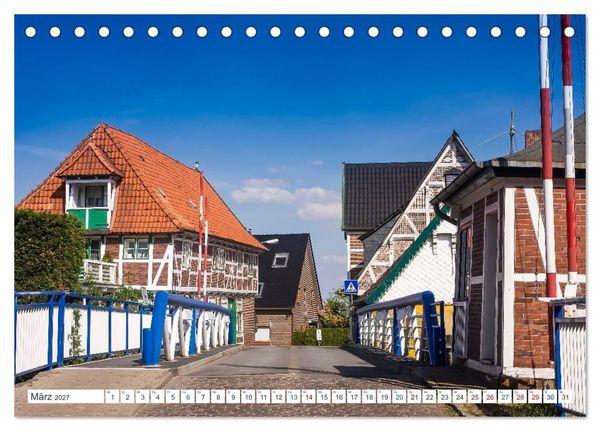 Produktbild: Das Alte Land und die Elbe. Auf dem Weg zur Flussm&uuml;ndung (Tischkalender 2027 DIN A5 quer), CALVENDO Monatskalender