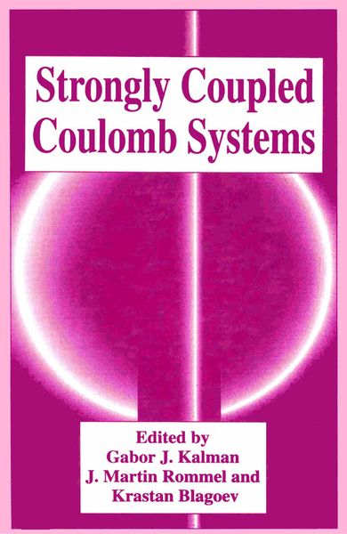 Produktbild: Strongly Coupled Coulomb Systems