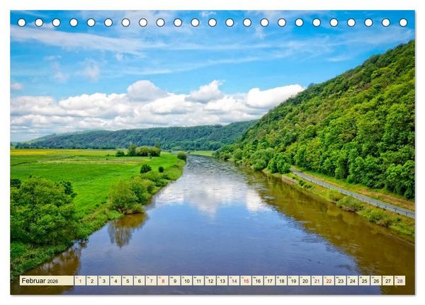 Produktbild: Bodenwerder - entz&uuml;ckende M&uuml;nchhausen-Stadt an der Oberweser (Tischkalender 2026 DIN A5 quer), CALVENDO Monatskalender