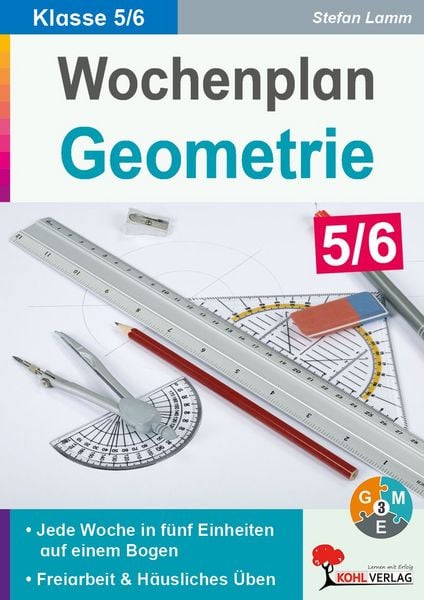 Produktbild: Wochenplan Geometrie / Klasse 5-6