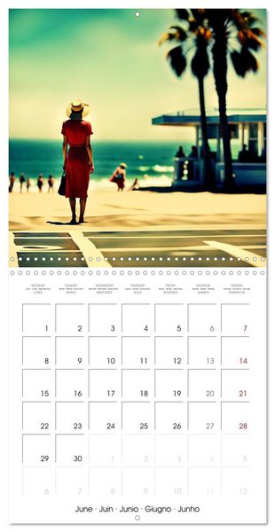 Produktbild: In love with Edward Hopper (Wall Calendar 2026 12 &times; 12 Inch) CALVENDO 12 Month Wall Calendar